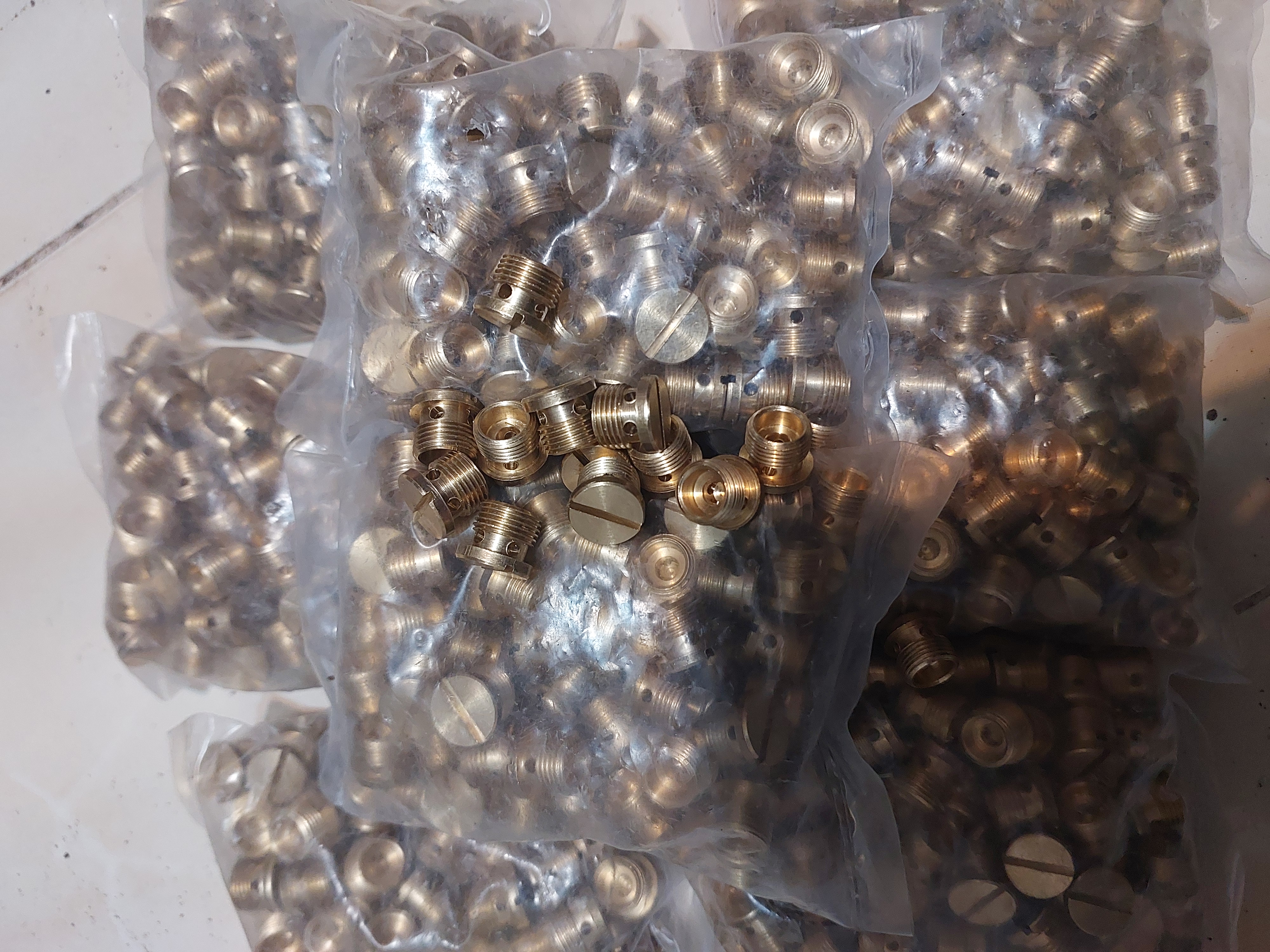 پیچ شاور برنجی 100 عددی قیمت همکاری