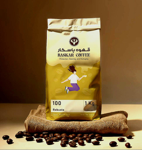 قهوه 100 روبوستا باسکار 10کیلویی